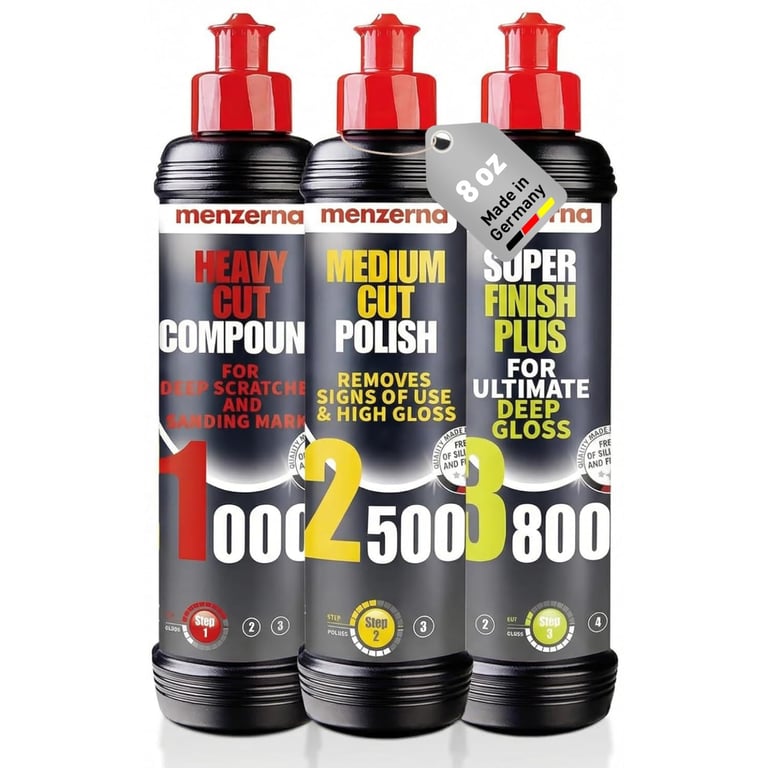 Menzerna 3-Step Polishing Set