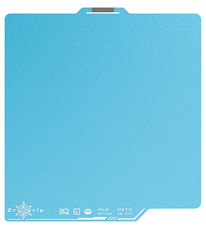 BIQU CryoGrip Pro Frostbite for Bambu-Lab P1S/P1P/P2S/X1C/X1E/X2D/A1 257x257mm Cold Build Plate Room Temperature Print Double Sided Upgrade Plate Removable Surface Platform
