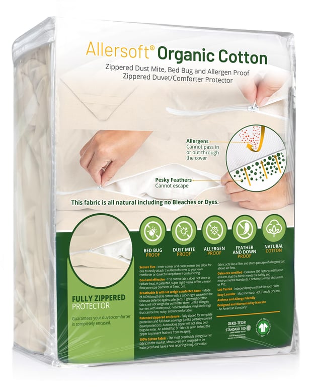 Allersoft Organic Cotton Duvet Protector