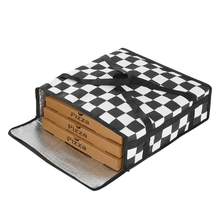 Ralxion Checkered Insulated Pizza Bag