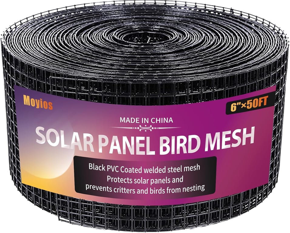 Moyios Solar Panel Bird Guard Mesh