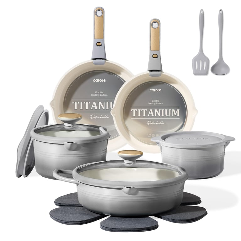 CAROTE Titanium Cookware Set