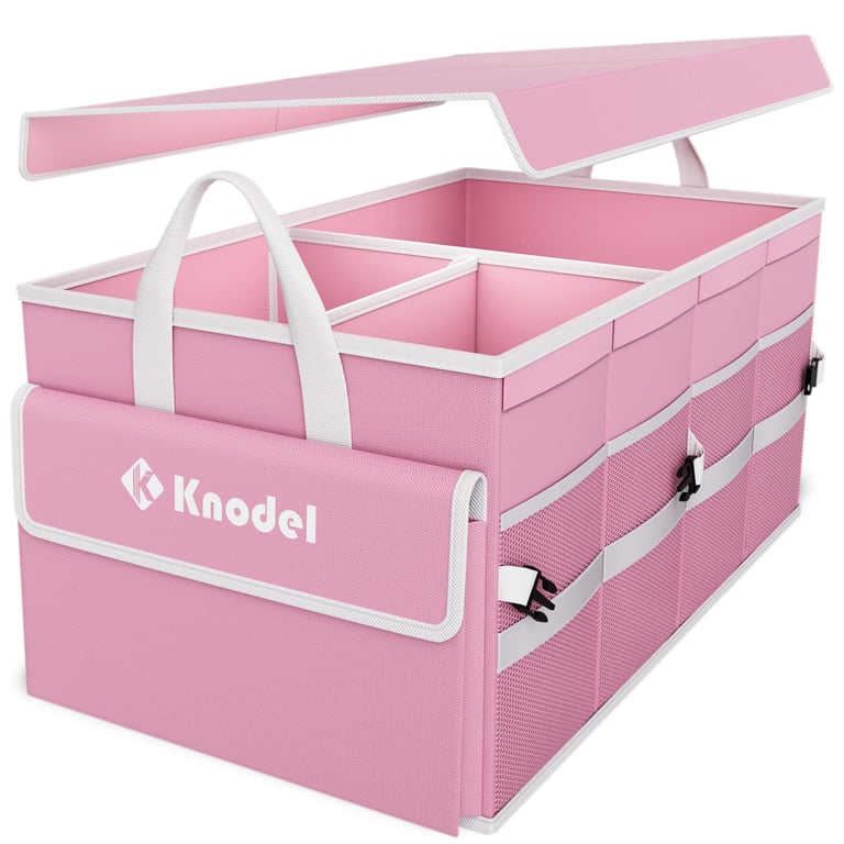 K KNODEL Medium Car Trunk Organizer with Lid