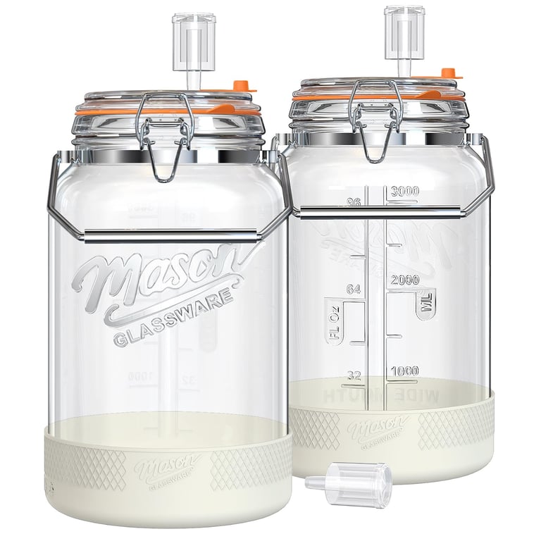 Qianfenie 1 Gallon Fermentation Jars