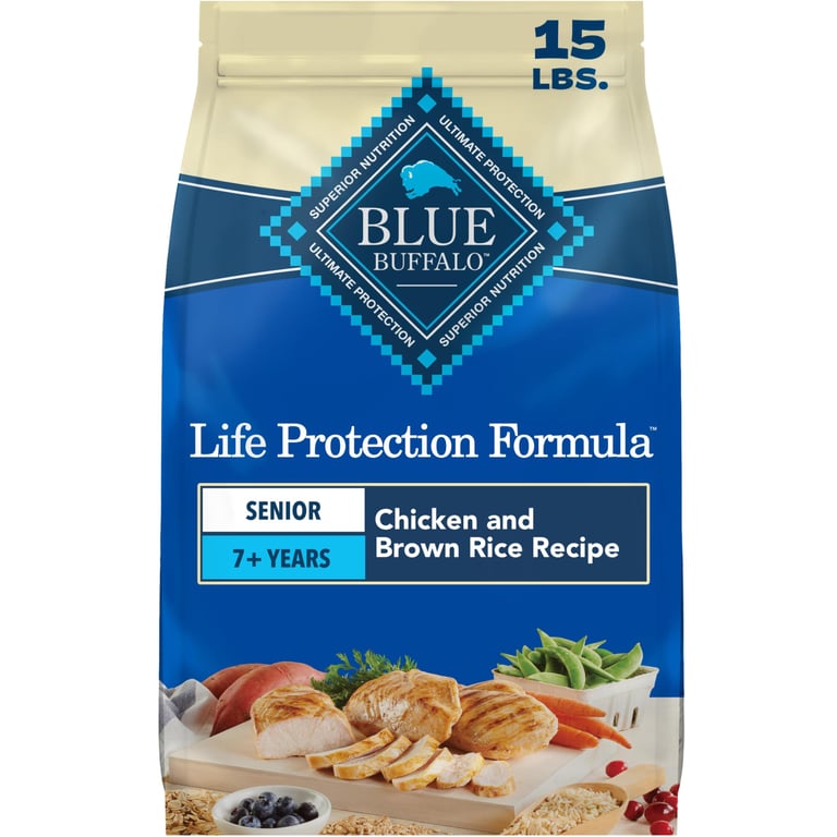 Blue Buffalo Senior 7+ Chicken Dog Food