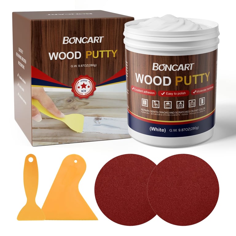 Boncart White Wood Repair Filler