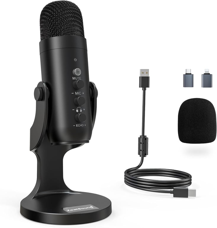 ZealSound USB Podcast Microphone