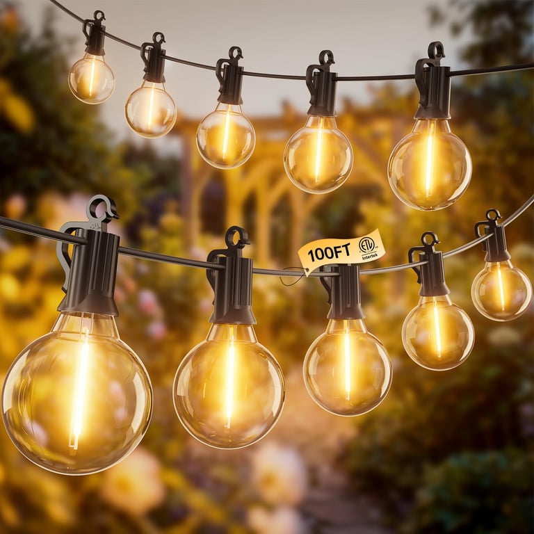 SmartDawn Outdoor String Lights