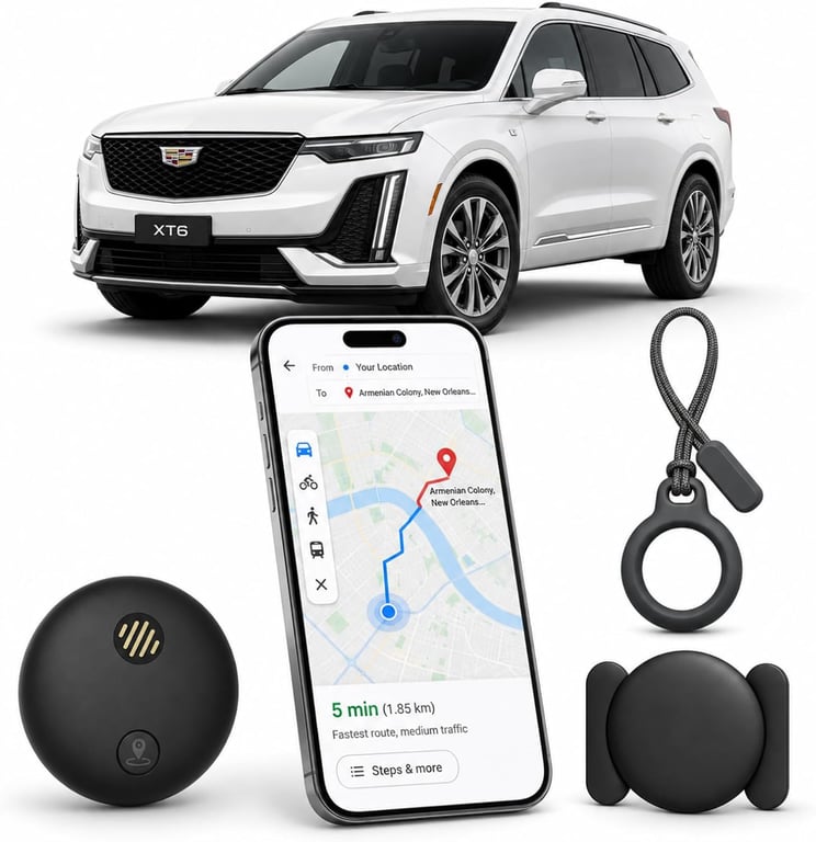 Yinnovy Tracker Device for Vehicles, Real-Time Tracking, No Monthly Fee | GPS Tracker for Vehicles, No SIM Card Needed, Works with iOS Find My, IP68 Waterproof, Magnetic GPS Locator