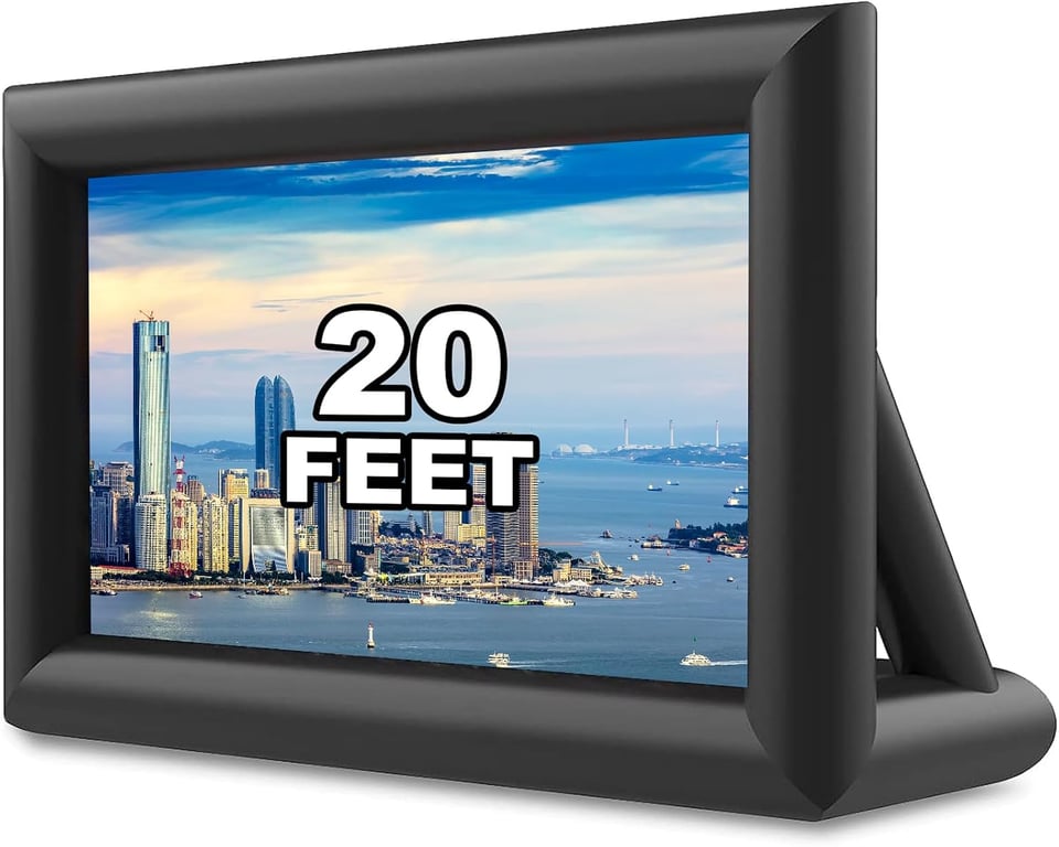 GYUEM 20ft Inflatable Projector Screen
