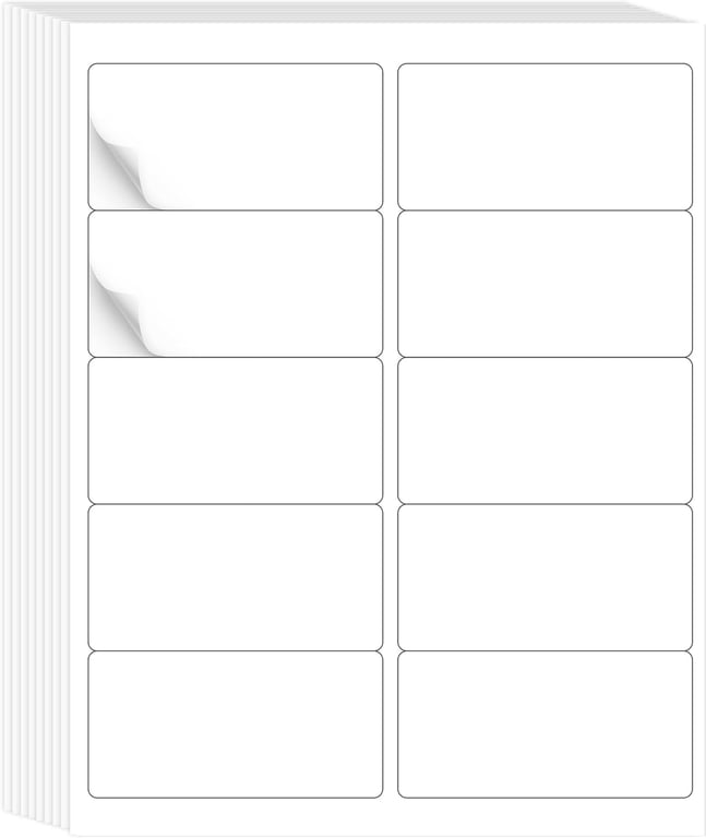 L LIKED 2x4 Printable Labels
