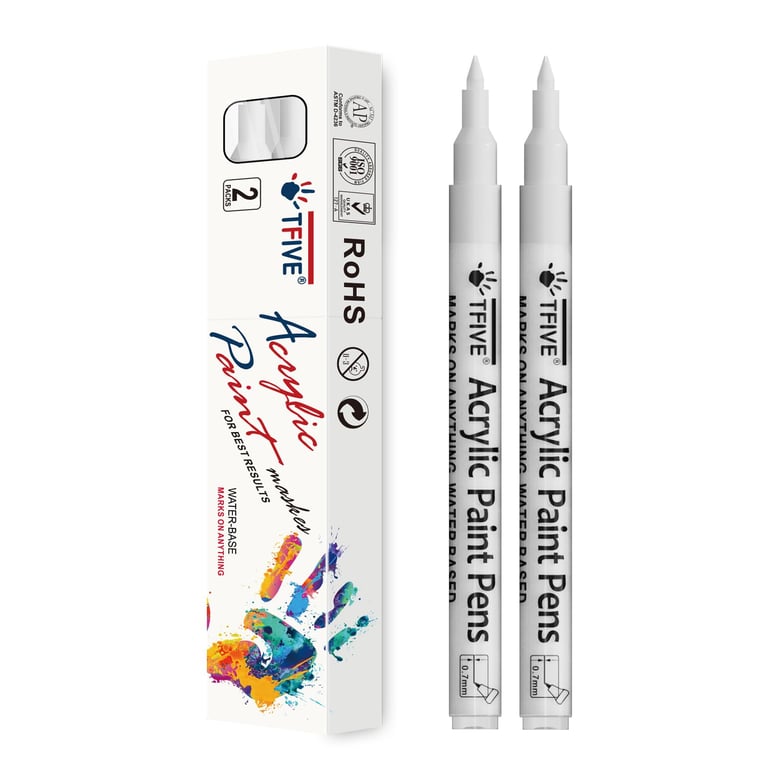 TFIVE White Acrylic Paint Pens