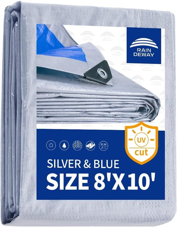 RAINDEWAY Waterproof Poly Tarp