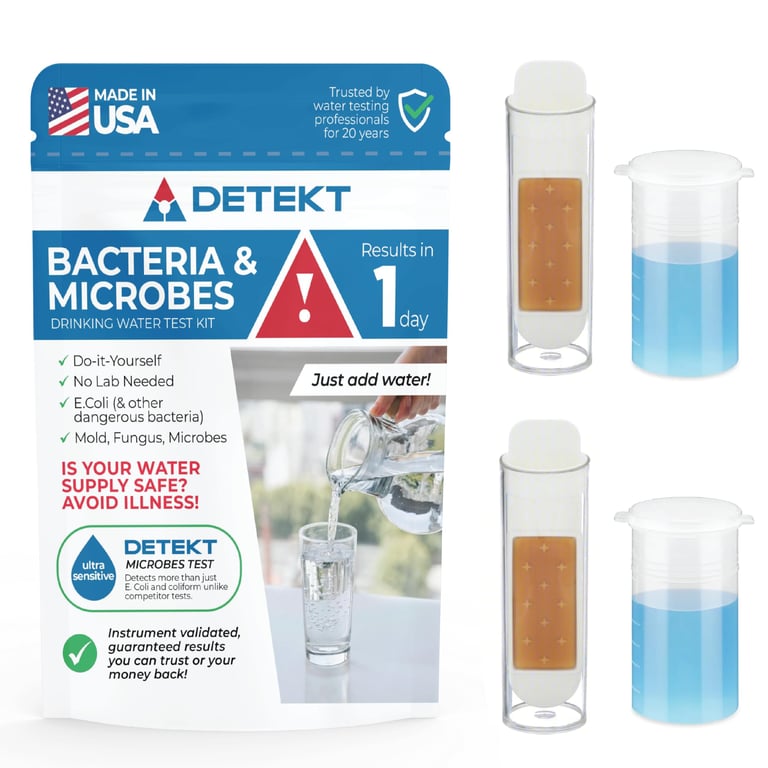 Detekt Bacteria Water Test Kit