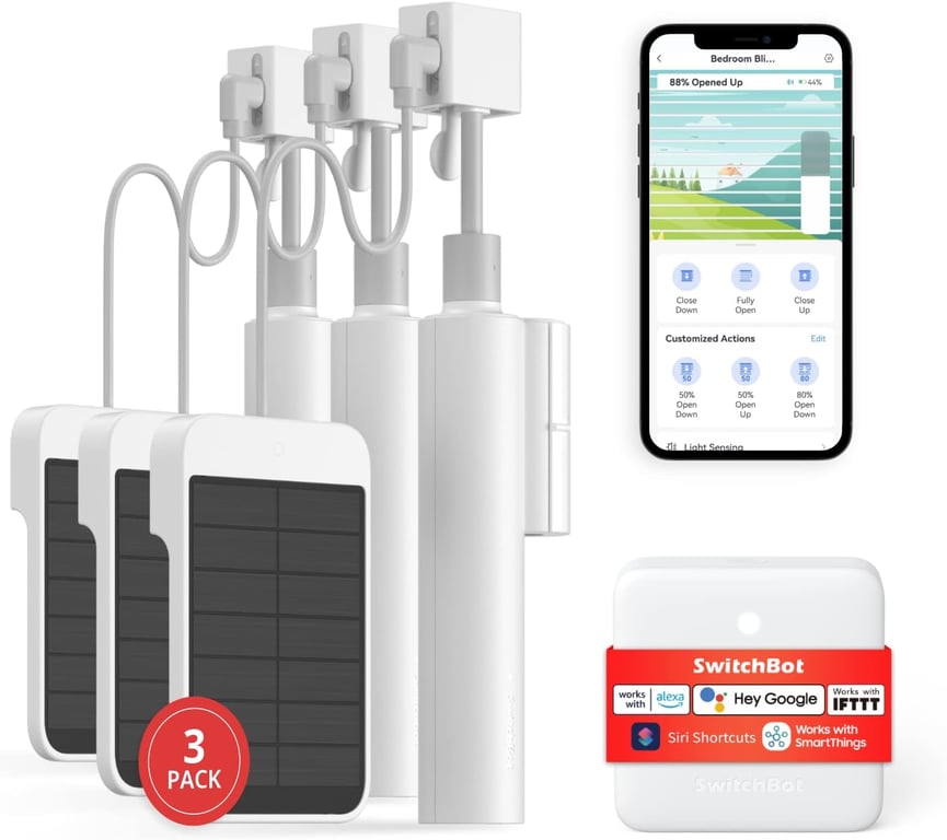 SwitchBot Smart Blind Kit 3‑Pack