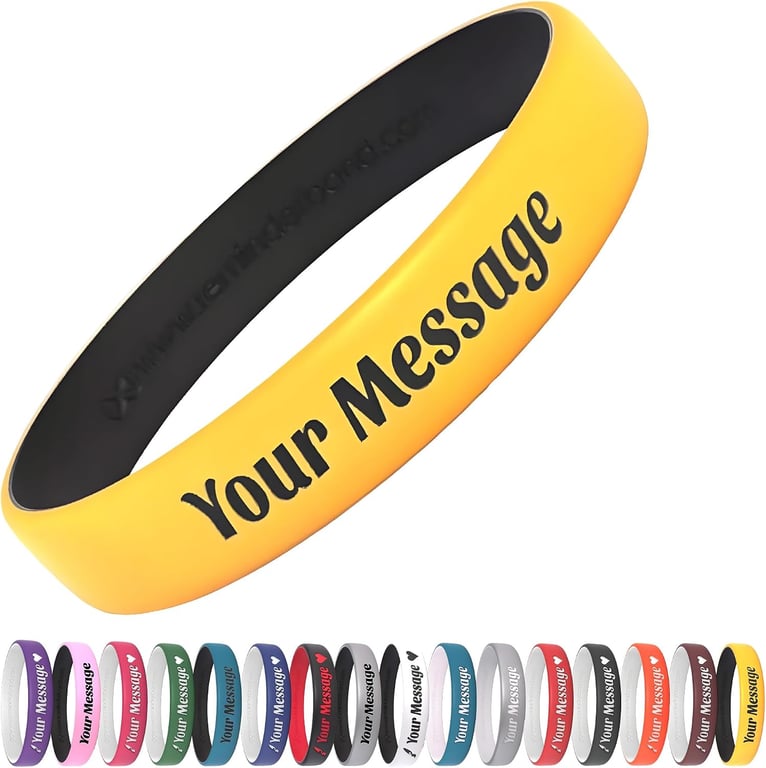 Reminderband Silicone Wristbands