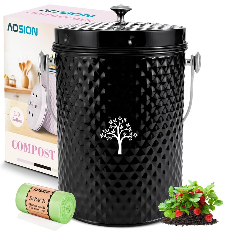 AOSION Countertop Compost Bin