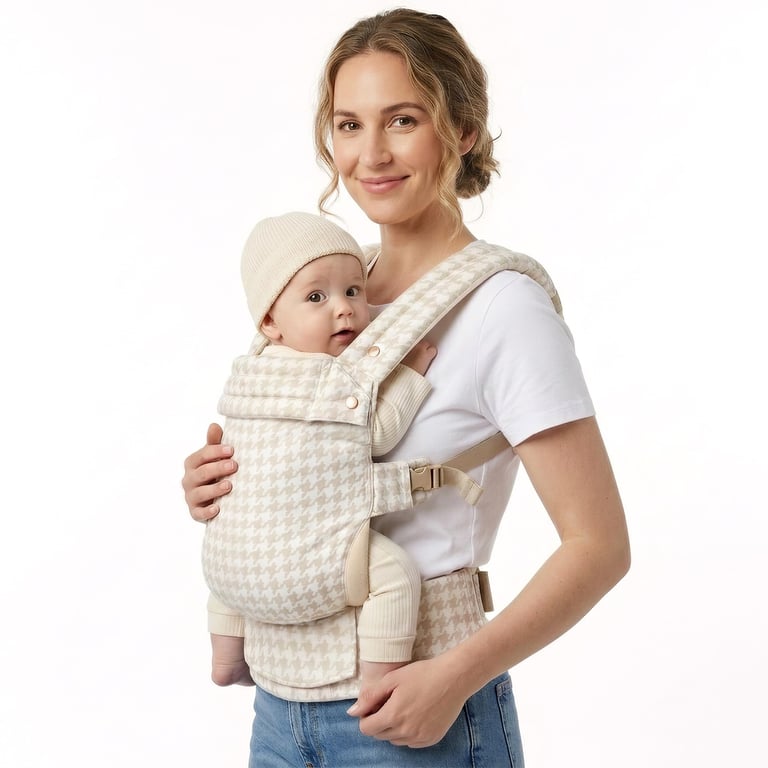 Mockpose White Houndstooth Carrier