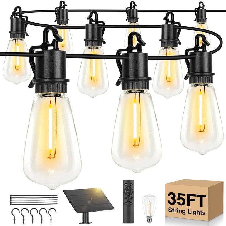 OOOLED Solar String Lights