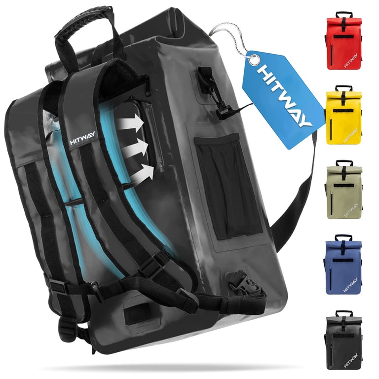 HITWAY 3‑in‑1 Waterproof Bike Bag