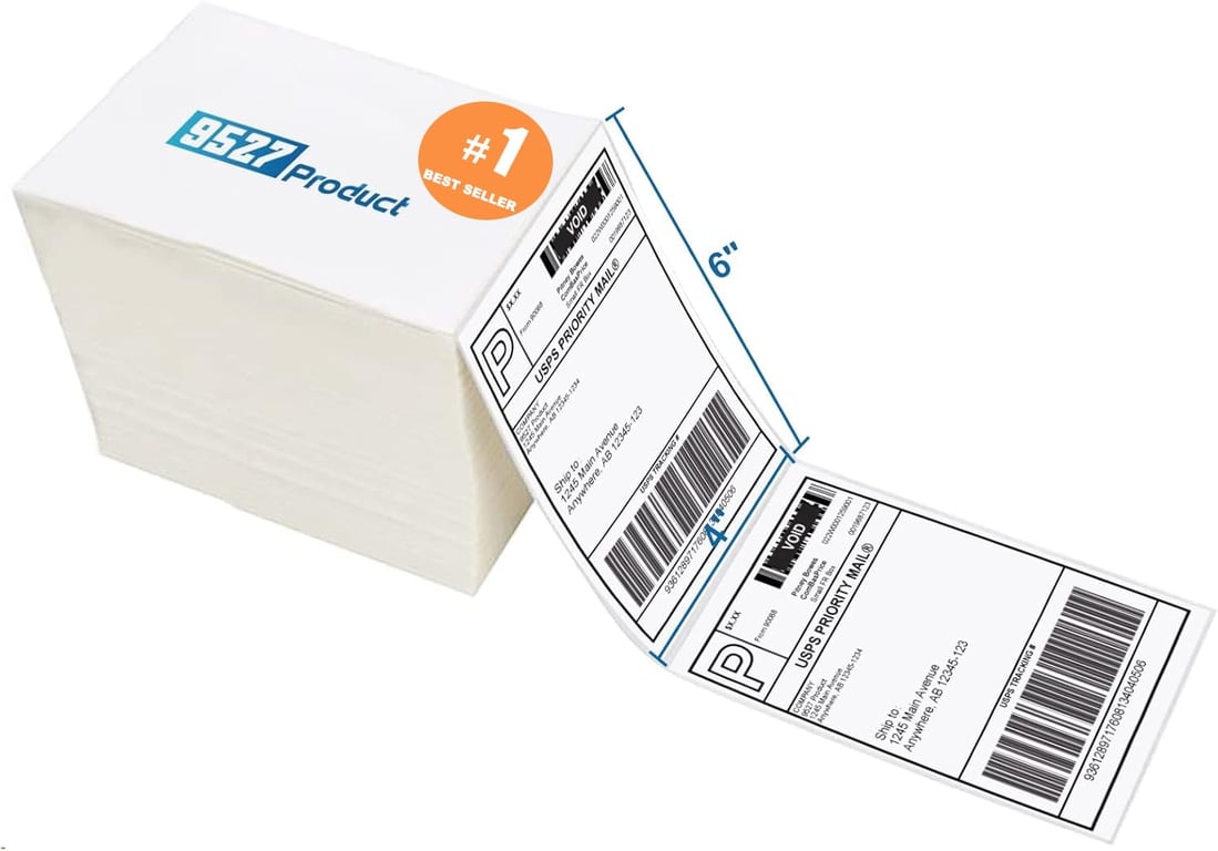9527 Thermal Labels