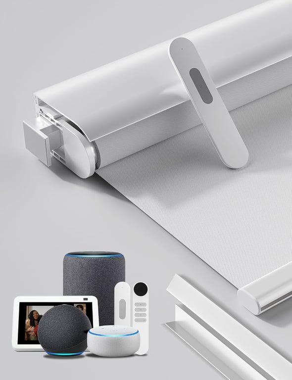 Grandekor No‑Drill Motorized Blinds