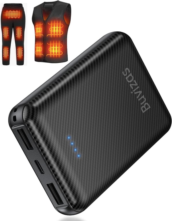 Buvizas 12000mAh Heated Vest Battery