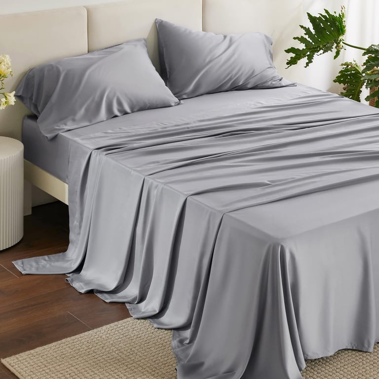 Bedsure Bamboo Queen Sheet Set