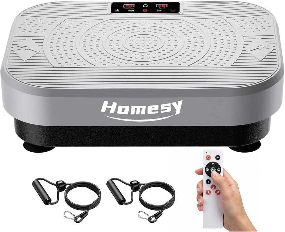 Homesy Vibration Plate Exercise Machine for Lymphatic Drainage