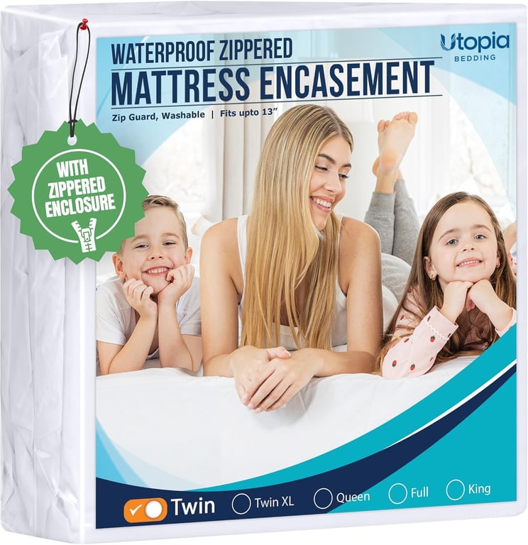 Utopia Bedding Twin Mattress Encasement