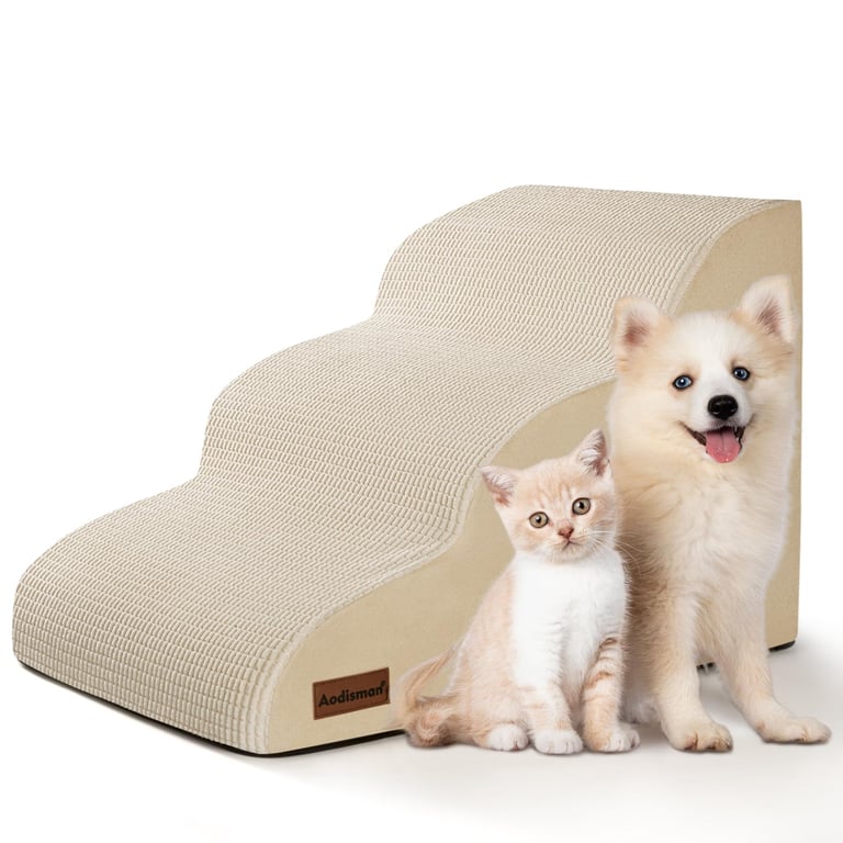 Aodisman 3-Step Pet Stairs