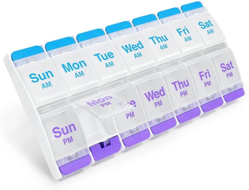 Ezy Dose Weekly AM PM Pill Organizer