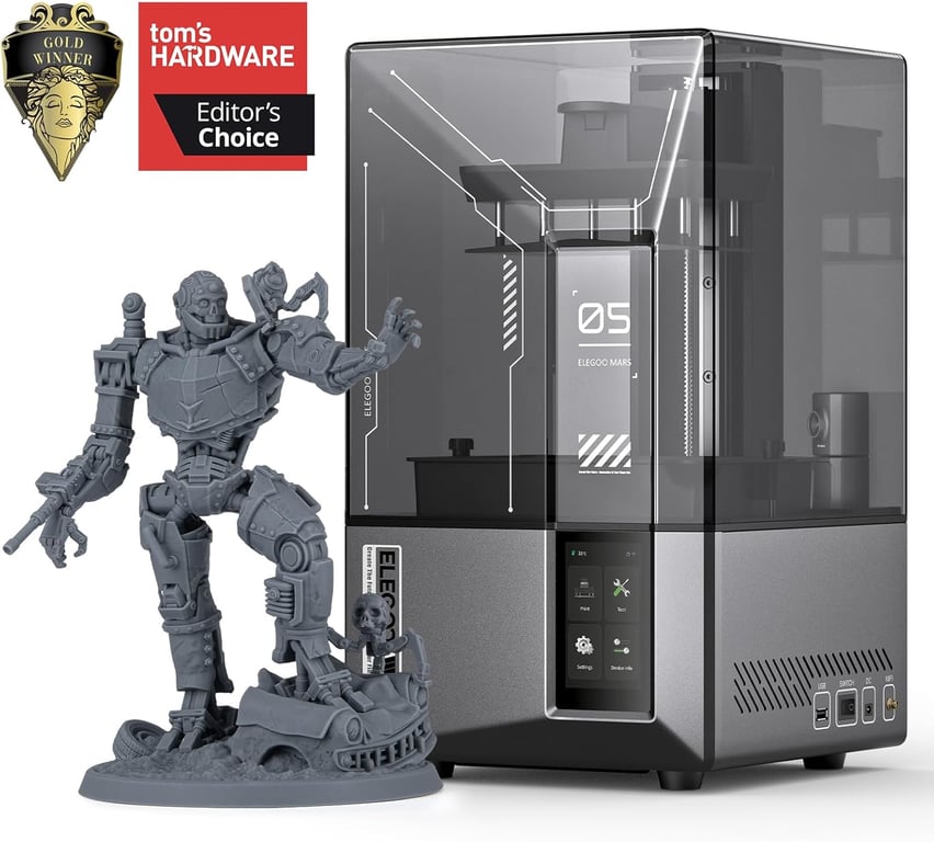 ELEGOO Mars 5 Ultra 9K MSLA Resin 3D Printer, Smart Mechanical Sensor