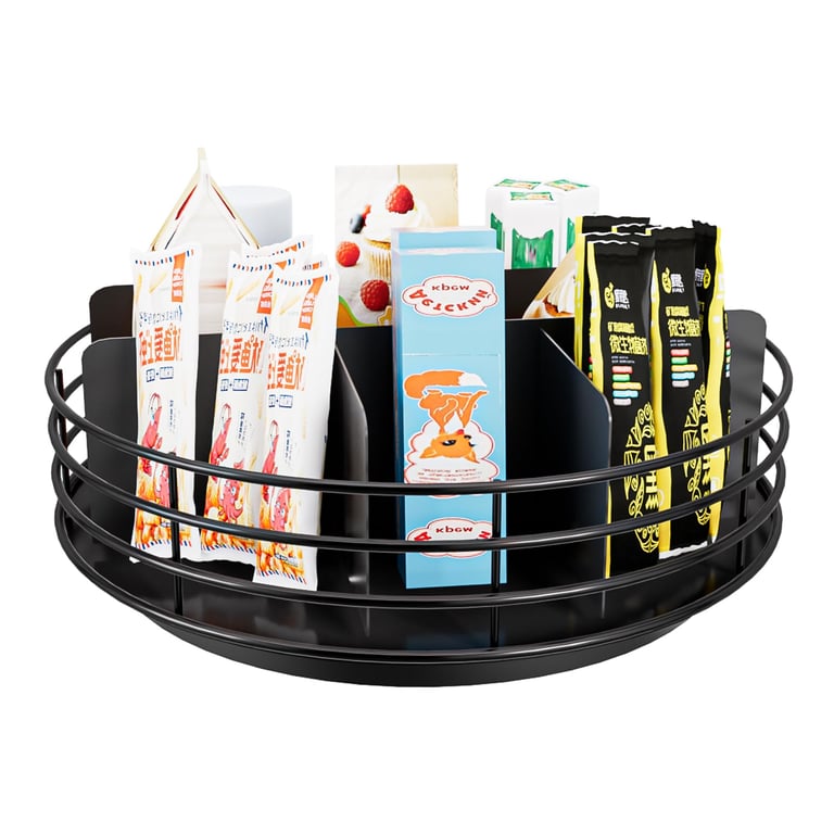 Nanagiftree Lazy Susan Snack Organizer