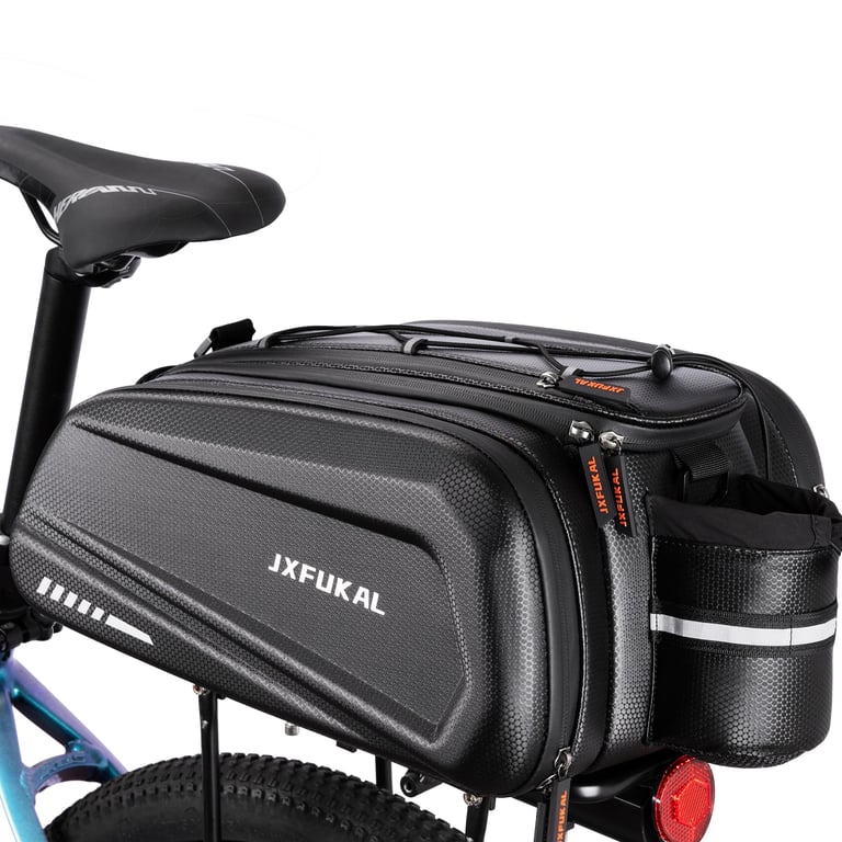 JXFUKAL Hard Shell Bike Trunk Bag
