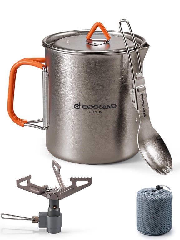 Odoland Titanium 750ml Pot Set