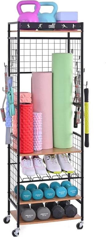 Mythinglogic Home Gym Storage Rack