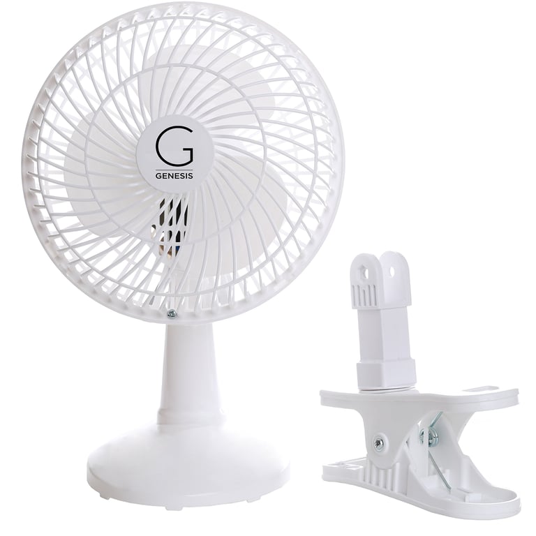 Genesis 6-Inch Convertible Clip Fan