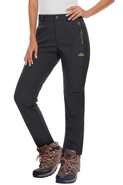 MAGCOMSEN Women's Fleece Lined Ski Pants