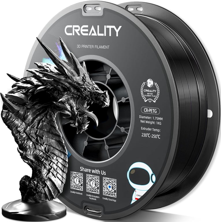 Creology Black PETG Filament