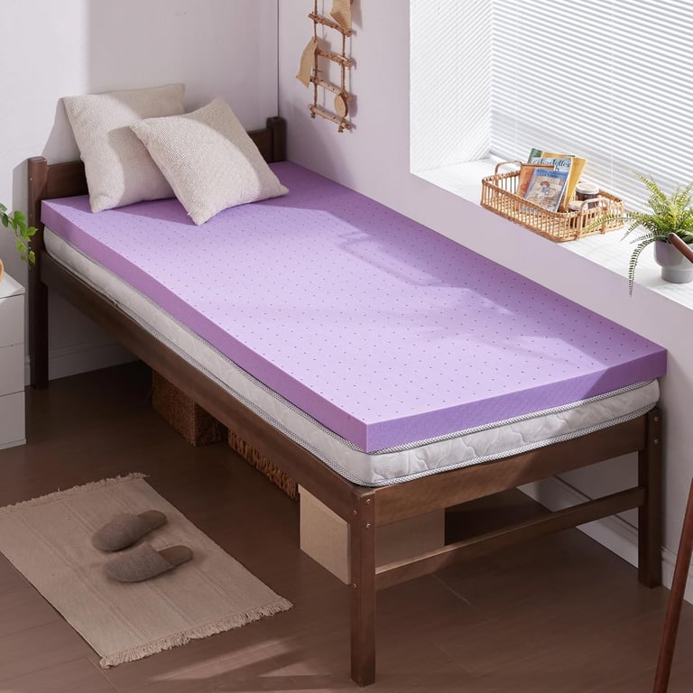 SINWEEK Twin Gel Memory Foam Topper