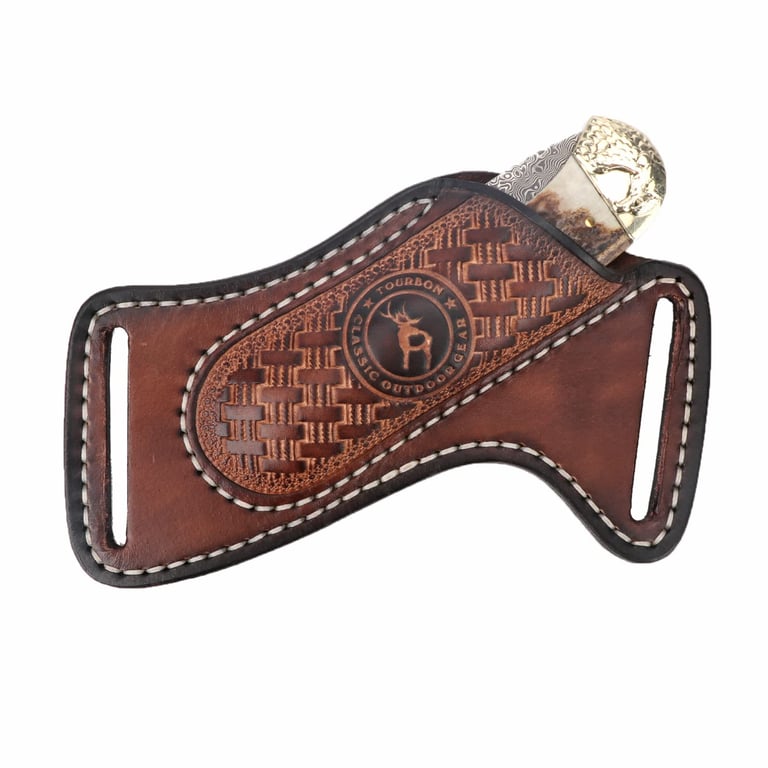TOURBN 3mm Leather Belt Sheath