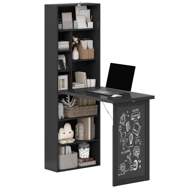 HOMCOM Foldable Wall Desk