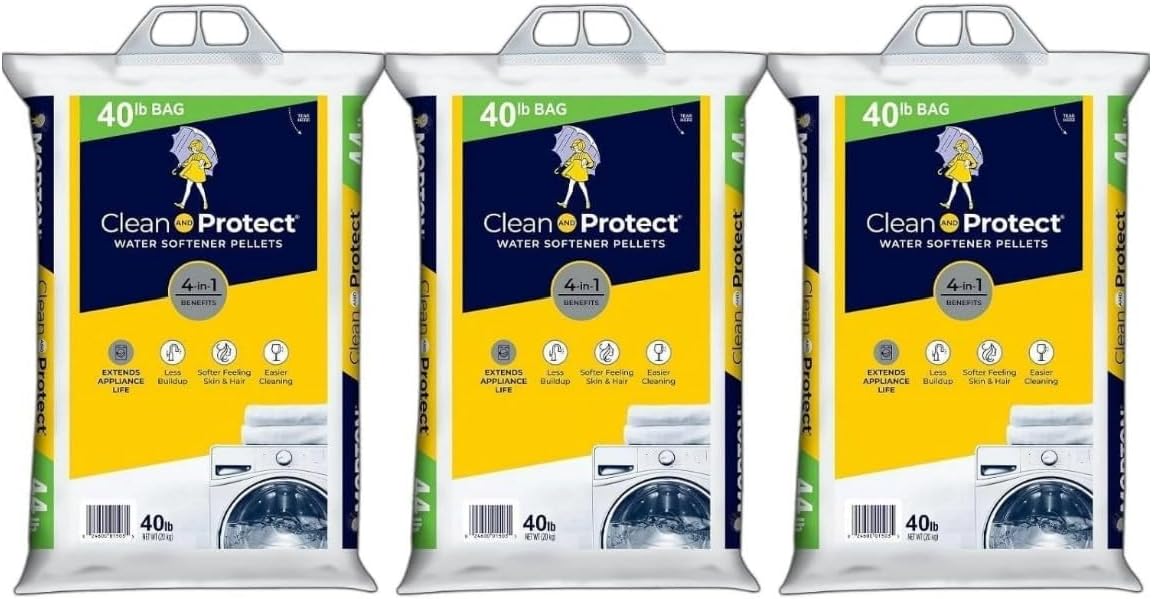Morton Clean & Protect Salt Pellets – 3 Pack Budget