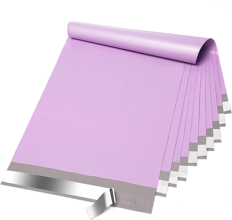Fuxury Purple Poly Mailers