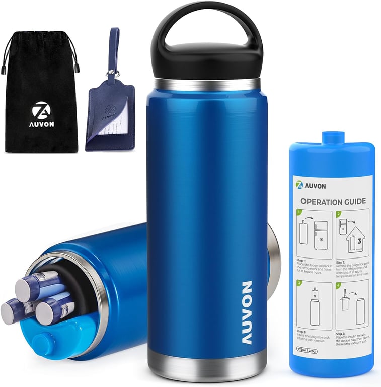 AUVON Vacuum Insulin Cooler
