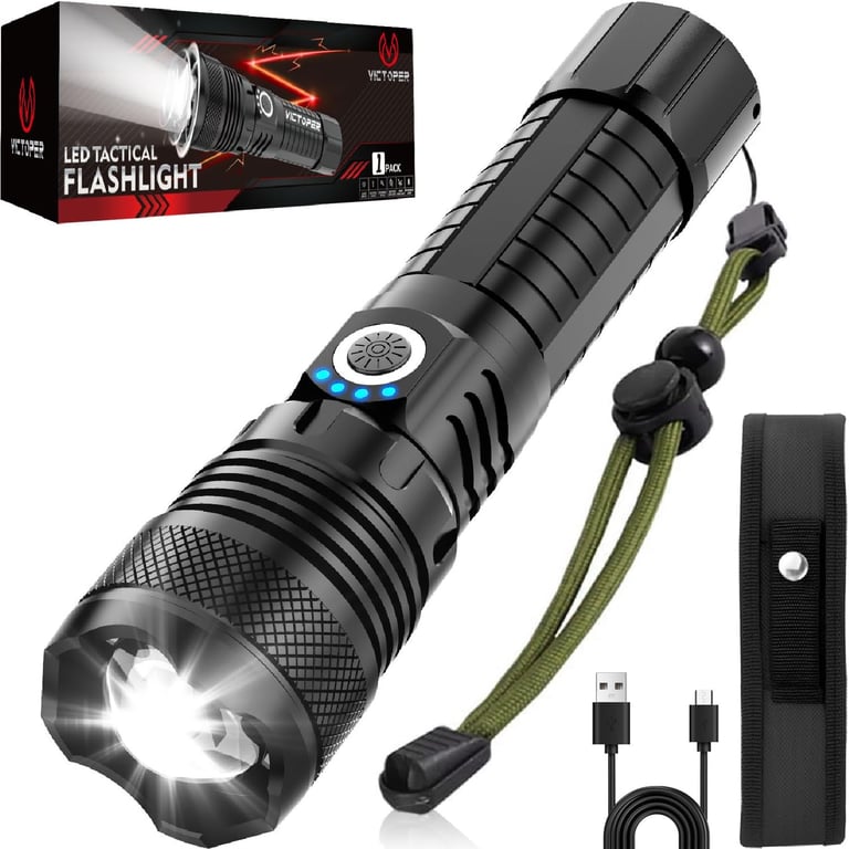 Victoper LED Tactical Flashlight