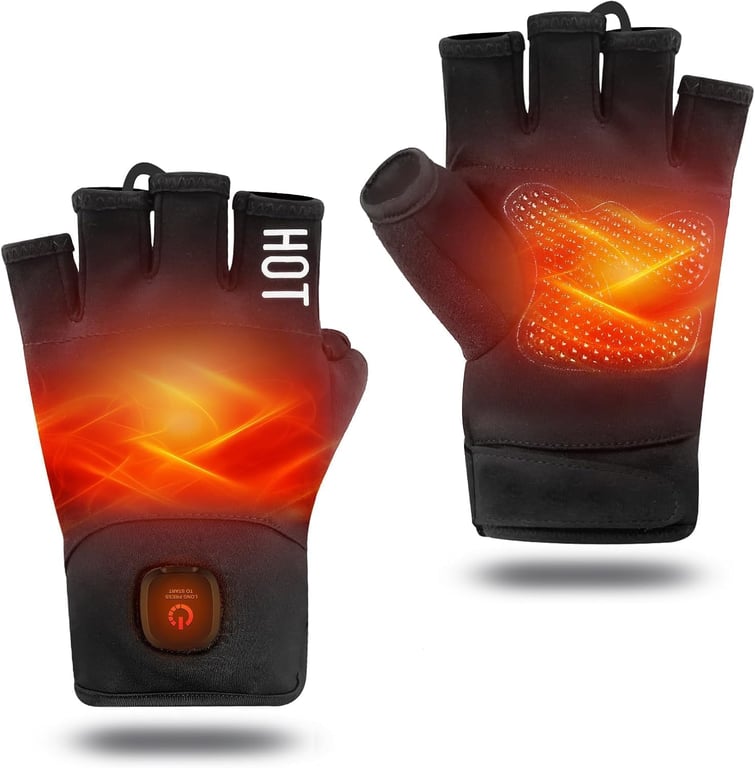 uncn Fingerless Heated Gloves
