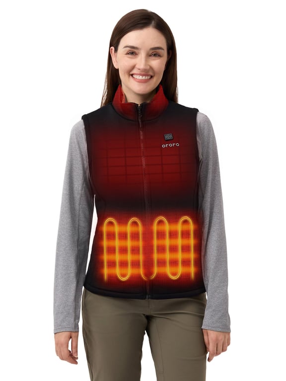 ORORO Women's Heated Fleece Vest
