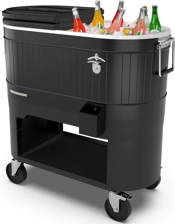Permasteel Rolling Patio Cooler